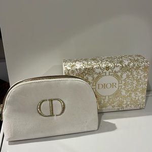 Dior makeup pouch